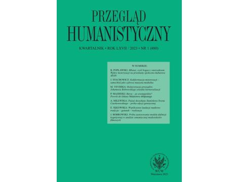 Przegląd Humanistyczny 2023/1 (480)