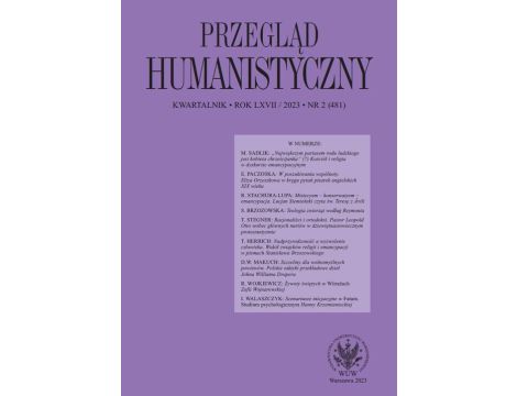 Przegląd Humanistyczny 2023/2 (481)