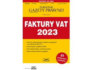 Faktury VAT 2023 Podatki 1/2023