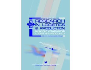 Research in Logistics & Production - Badania w dziedzinie logistyki i produkcji, Vol. 2, No. 1, 2012