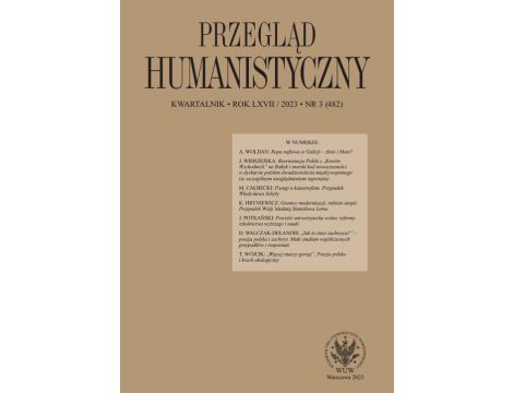 Przegląd Humanistyczny 2023/3 (482)