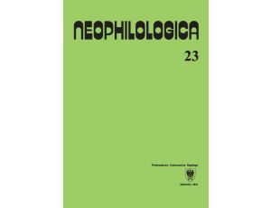 Neophilologica. Vol. 23: Le figement linguistique et les trois fonctions primaires (prédicats, arguments, actualisateurs) et autres études