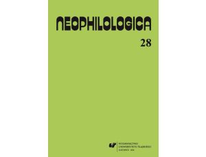 „Neophilologica” 2016. Vol. 28