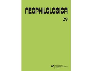 „Neophilologica” 2017. Vol. 29: Études sémantico-syntaxiques des langues romanes