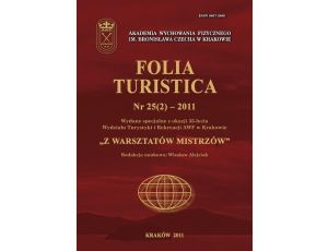 Folia Turistica Nr 25(2) – 2011