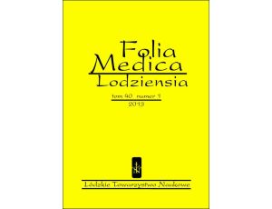 Folia Medica Lodziensia t. 40 z. 1/2013