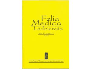 Folia Medica Lodziensia t. 41 z. 1/2014