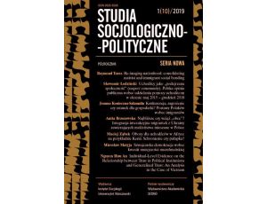 Studia Socjologiczno-Polityczne 1(10)2019