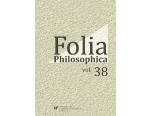 Folia Philosophica. Vol. 38