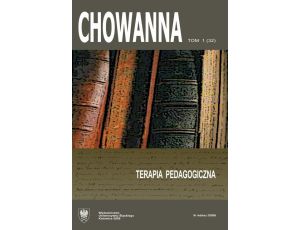 „Chowanna” 2009, R. 52 (65), T. 1 (32): Terapia pedagogiczna