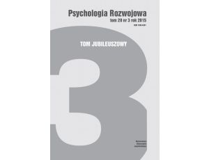 Psychologia Rozwojowa, t. 20 nr 3 rok 2015