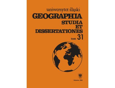 Geographia. Studia et Dissertationes. T. 31