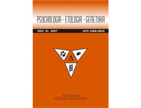 Psychologia-Etologia-Genetyka nr 35/2017