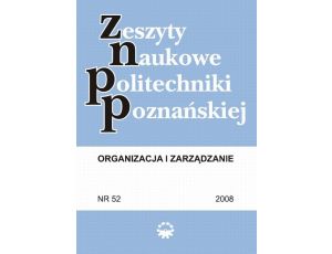 Organizacja i Zarządzanie, 2008/52