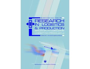 Research in Logistics & Production - Badania w dziedzinie logistyki i produkcji, Vol. 1, No. 1, 2011