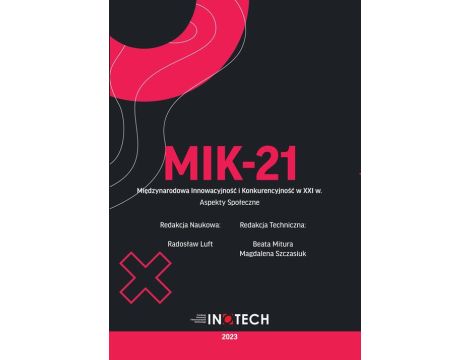 MIK-21 Międzynarodowa Innowacyjność i Konkurencyjność w XXI w. Aspekty Społeczne