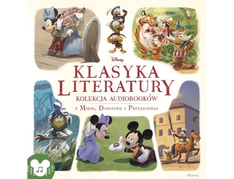 Disney. Klasyka Literatury. Klasyka audiobajek - Kolekcja audiobooków z Mikim, Donaldem i przyjaciółmi