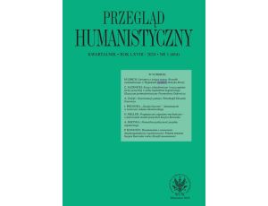 Przegląd Humanistyczny 2024/1 (484)