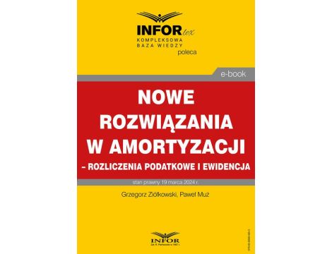 Nowe rozwiązania w amortyzacji – rozliczenie podatkowe i ewidencja