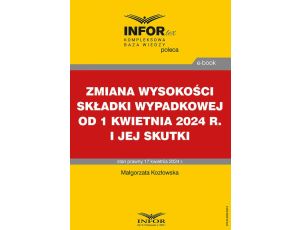 Zmiana wysokości składki wypadkowej od 1 kwietnia 2024 r. i jej skutki