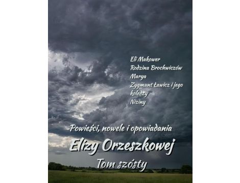 Powieści, nowele i opowiadania Elizy Orzeszkowej. Tom VI