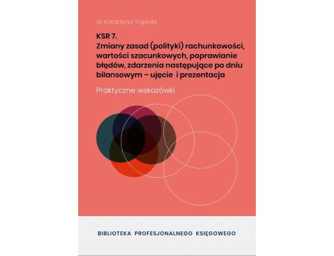 KSR 7 Zmiany zasad rachunkowości, wartości szacunkowych, poprawianie błędów