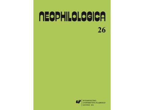„Neophilologica” 2014. Vol. 26: Le concept d'événement et autres études