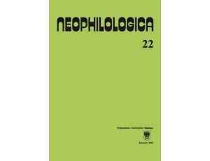 Neophilologica. Vol. 22: Études sémantico-syntaxiques des langues romanes. Hommage à Stanisław Karolak