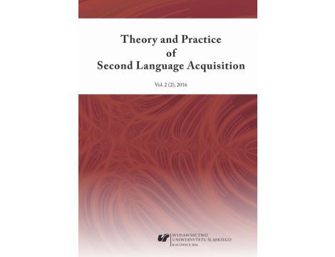 „Theory and Practice of Second Language Acquisition” 2016. Vol. 2 (2)
