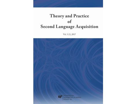 „Theory and Practice of Second Language Acquisition” 2017. Vol. 3 (1)