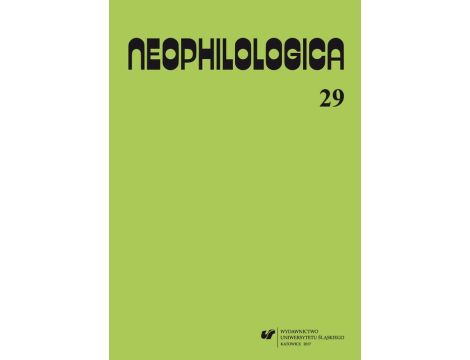 „Neophilologica” 2017. Vol. 29: Études sémantico-syntaxiques des langues romanes