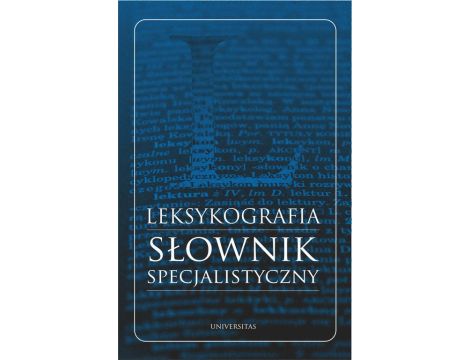 Leksykografia - słownik specjalistyczny