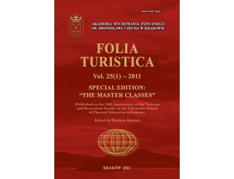 Folia Turistica Nr 25(1)-2011 - Special Edition:„The Master Classes”