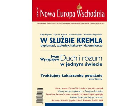 Nowa Europa Wschodnia 3-4/2012. W służbie kremla