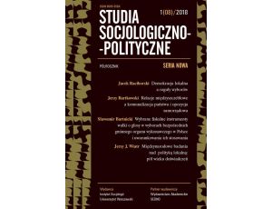 Studia Socjologiczno-Polityczne 1(08)/2018