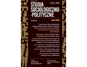 Studia Socjologiczno-Polityczne 2 (09) /2018
