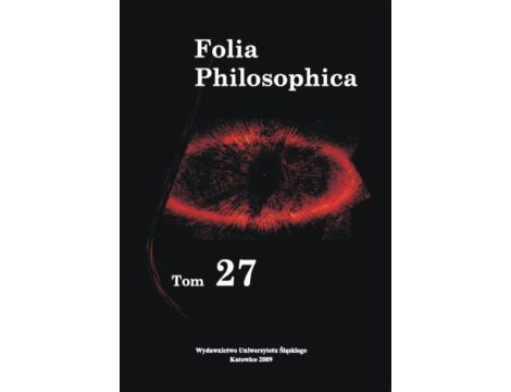 Folia Philosophica. T. 27