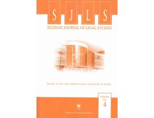„Silesian Journal of Legal Studies”. Contents Vol. 4