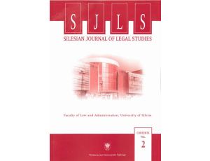 „Silesian Journal of Legal Studies”. Contents Vol. 2