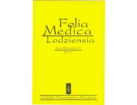 Folia Medica Lodziensia t. 38 z. 2/2011