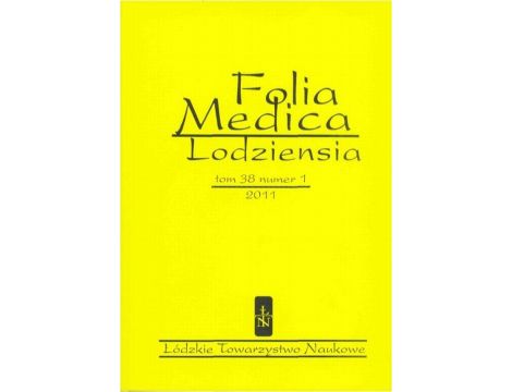 Folia Medica Lodziensia t. 38 z. 1/2011