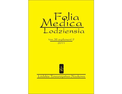 Folia Medica Lodziensia t. 38 suplement  2/2011