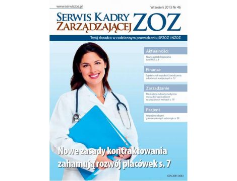 Serwis Kadry Zarzadzającej ZOZ wrzesień 2013 nr 46