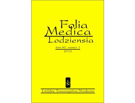 Folia Medica Lodziensia t. 40 z. 1/2013