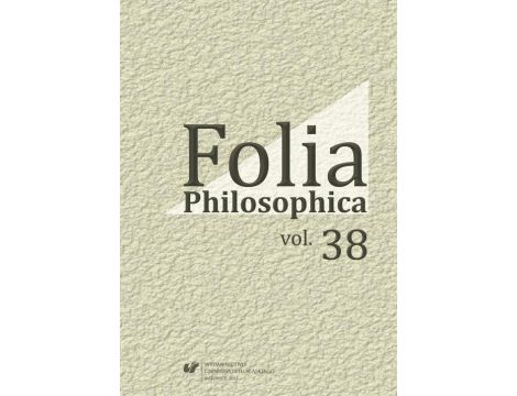 Folia Philosophica. Vol. 38