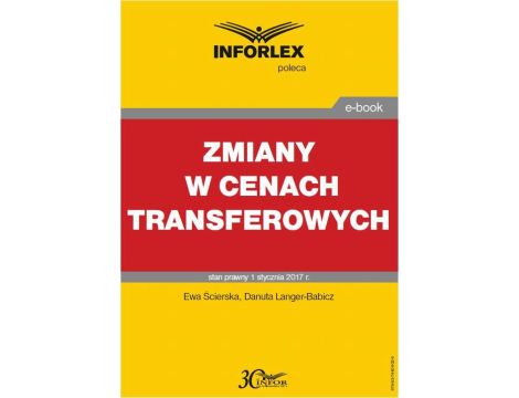 Zmiany w cenach transferowych