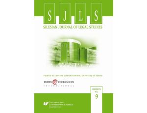 „Silesian Journal of Legal Studies”. Vol. 9