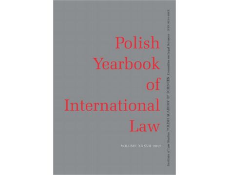 2017 Polish Yearbook of International Law vol. XXXVII