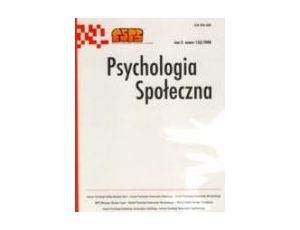 Psychologia Społeczna nr 1(6)/2008