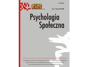 Psychologia Społeczna nr 4(9)/2008